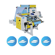 Automatic Triangle Folding and Rewinding Machine by Servo Motor Control<BR>Model:CWSY