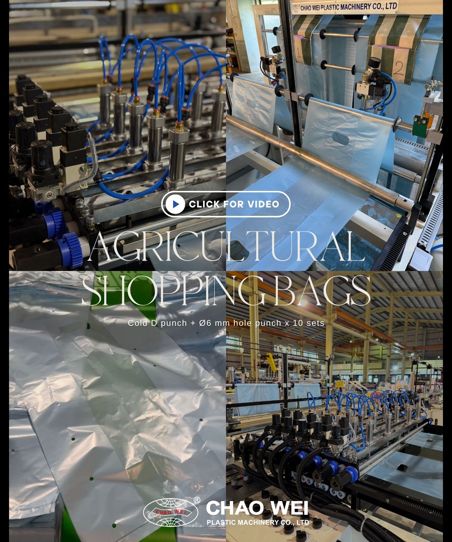 Special demand is accepted! Check agricultural shopping bags video