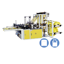 Automatic High Speed Double Layers 4 Lines Cutting & Sealing Machine With Servo Motor Control<BR>Model:CWA2-800-SV/CWA2-1000-SV