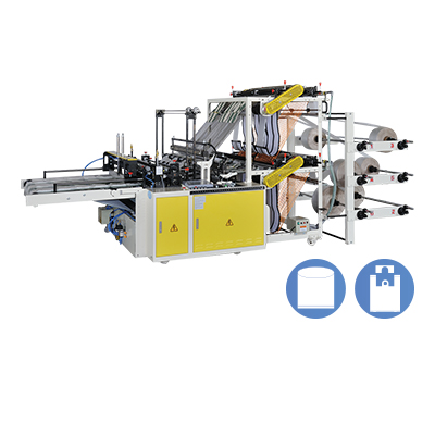 Automatic High Speed Double Layers 6 Lines Cutting & Sealing Machine With Servo Motor Control<BR>Model:CWA2+6-800-SV/CWA2+6-1000-SV