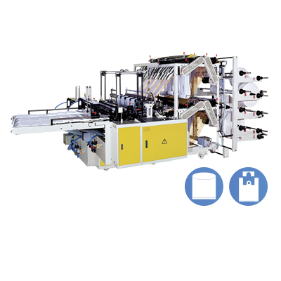 Automatic High Speed Double Layers 8 Lines Cutting & Sealing Machine With Servo Motor Control<BR>Model:CWA2+8-800-SV/CWA2+8-1000-SV