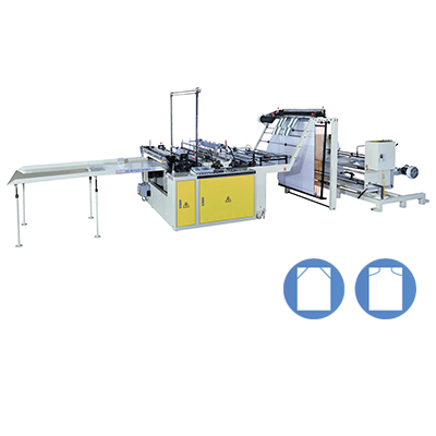 Automatic High Speed Slant Shoulder Laundry Bag Making Machine With Servo Motor Control<BR>Model:CWA+S-800-SV/CWA+S-1000-SV