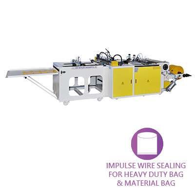 Fully Automatic High Speed Heavy Duty Bottom Sealing Bag Making Machine With Flying Knife System By Servo Motors Control<BR>Model:CW-800FK-SV1/CW-1000FK-SV1/CW-1200FK-SV1