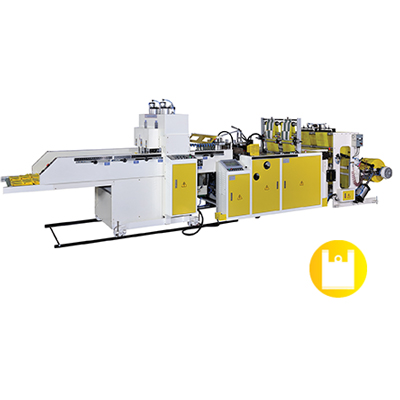Super High Speed Fully Automatic T-shirt Bag Making Machine With 2 Photocells & Double Servo Motors Control<BR>Model:CW-800P-SV/CW-1000P-SV