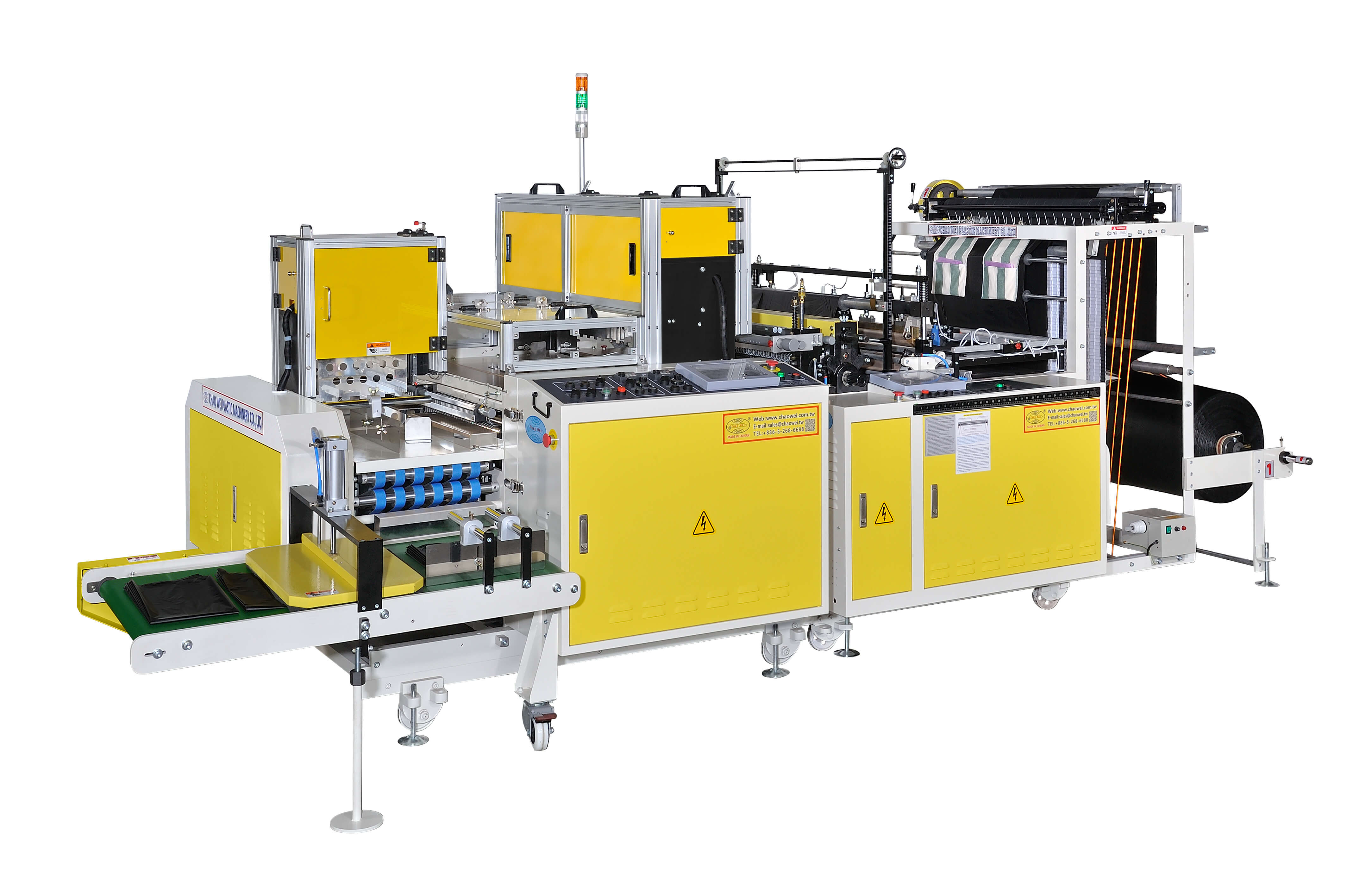 Bottom Sealing Bag Making Machine with 3 Foldings Unit